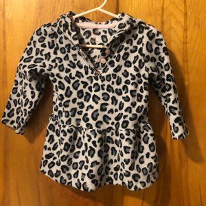 Carters brand leopard print girls size 18 month sweater
